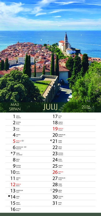 Koledar Čudovita Slovenija - EC