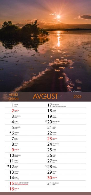 Koledar Čudovita Slovenija - EC