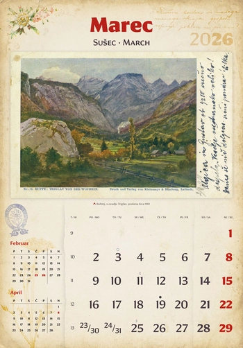 Koledar Gore in ljudje -  EC