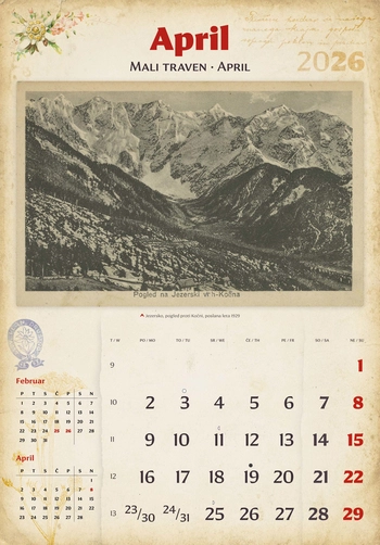 Koledar Gore in ljudje -  EC