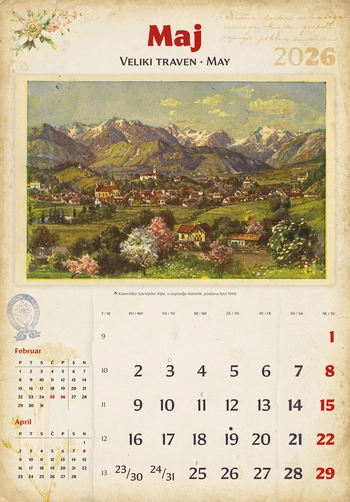 Koledar Gore in ljudje -  EC