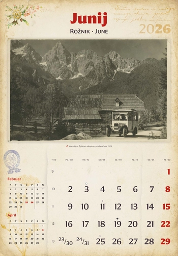 Koledar Gore in ljudje -  EC