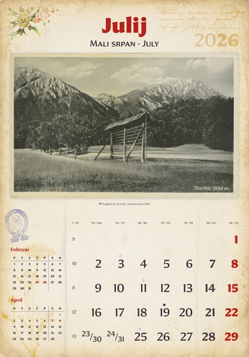 Koledar Gore in ljudje -  EC