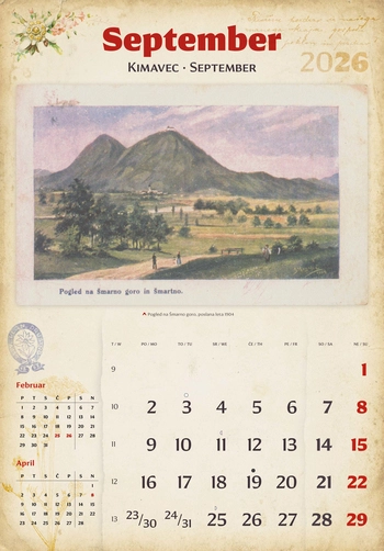 Koledar Gore in ljudje -  EC