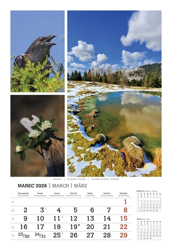 Koledar Lepote gora -  EC 