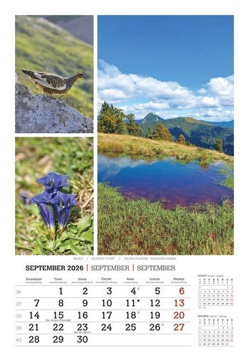 Koledar Lepote gora -  EC 