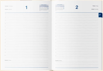 Dnevnik z datumi B5  - EC  