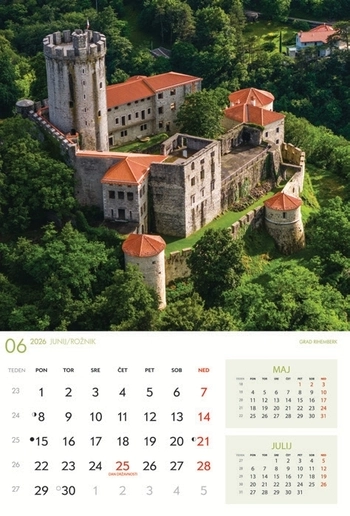 Koledar Slovenski gradovi - SI