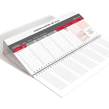 Koledar Namizni ležeči, pozitivne misli - E                     