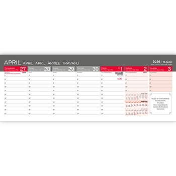 Koledar Namizni ležeči, pozitivne misli - E                     