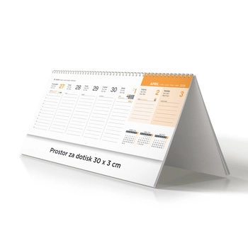 Koledar Namizni pokončni poslovni - E                        