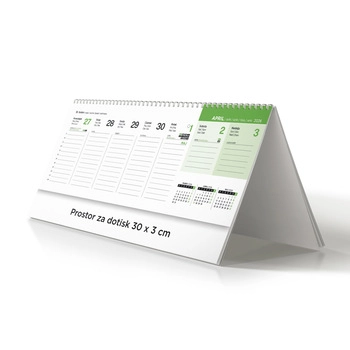 Koledar Namizni pokončni poslovni - E                        