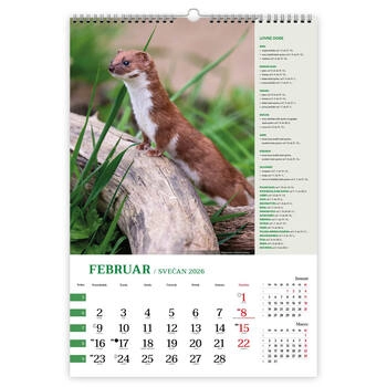 Koledar Lov z lovnimi dobami - E     