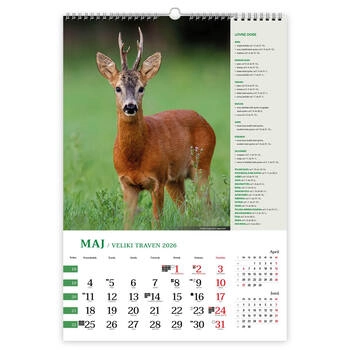 Koledar Lov z lovnimi dobami - E     