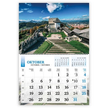 Koledar Pozdravljena Slovenija, dvodelni - E     