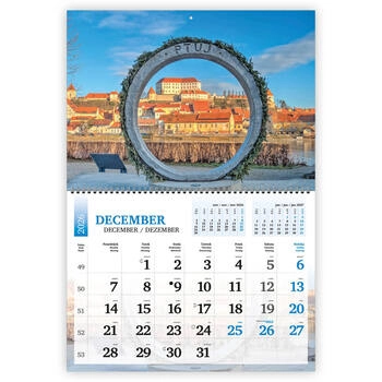 Koledar Pozdravljena Slovenija, dvodelni - E     