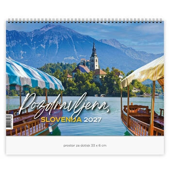 koledar pozdravljena slovenija dvodelni - e     