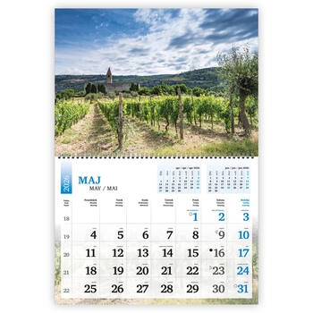 Koledar Pozdravljena Slovenija, dvodelni - E     