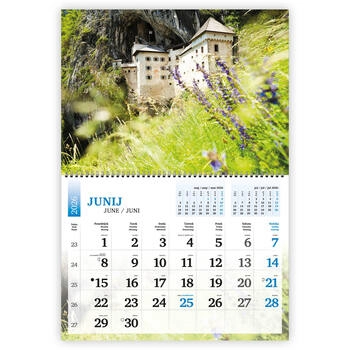 Koledar Pozdravljena Slovenija, dvodelni - E     