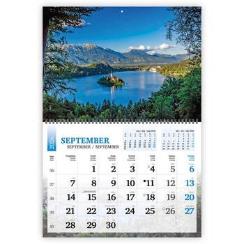 Koledar Pozdravljena Slovenija, dvodelni - E     