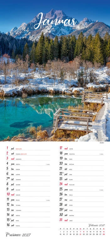 Koledar Na lepše po Sloveniji- E         